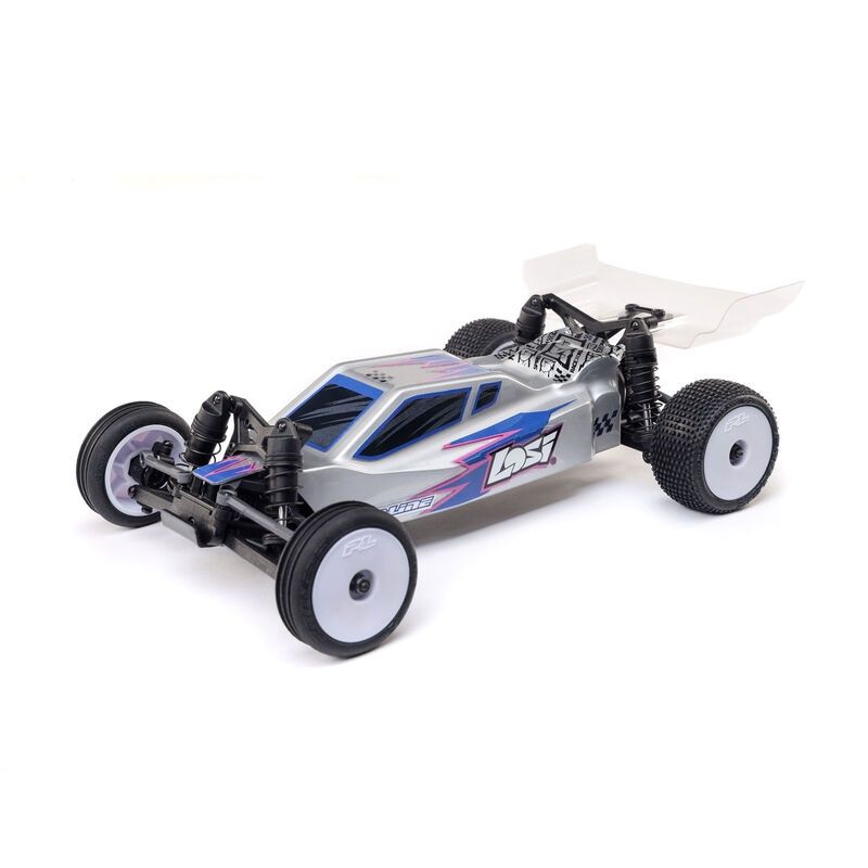 Micro-B 2WD Buggy RTR, Colour: Silver