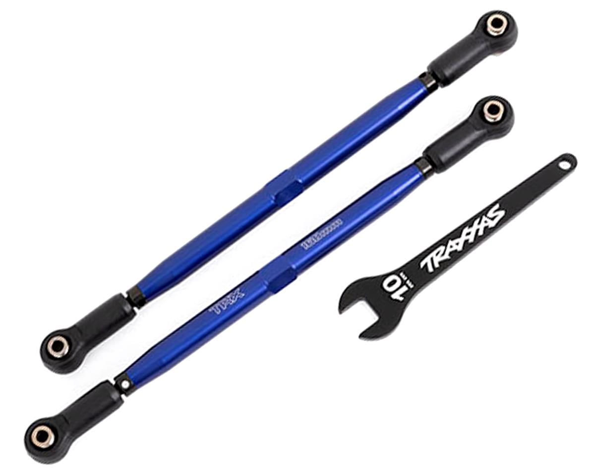 Traxxas X-Maxx WideMaxx Aluminum Front Toe Links (Blue) (2) TRA7897X