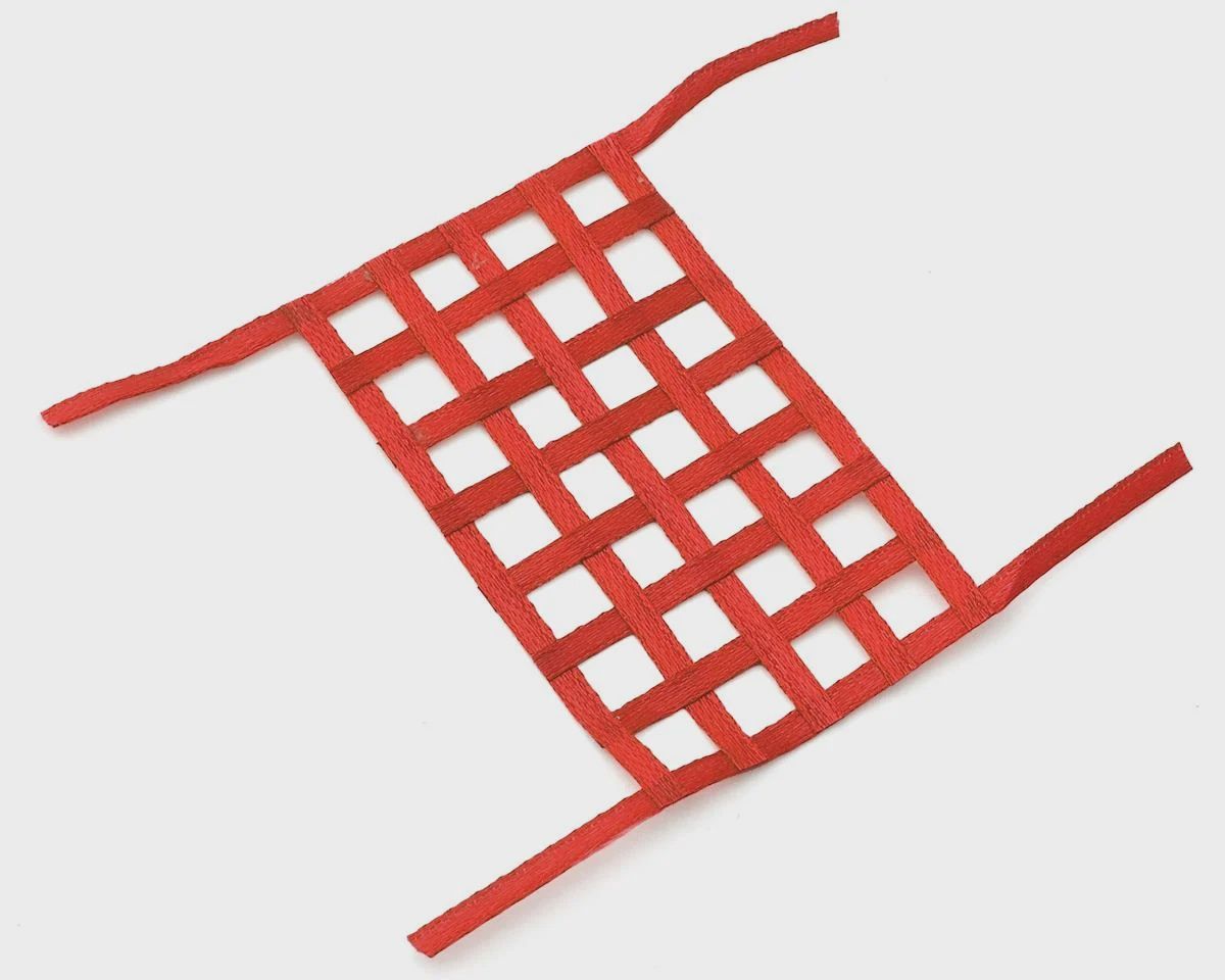 RC Scale Drift Window Net (Red) (Large)