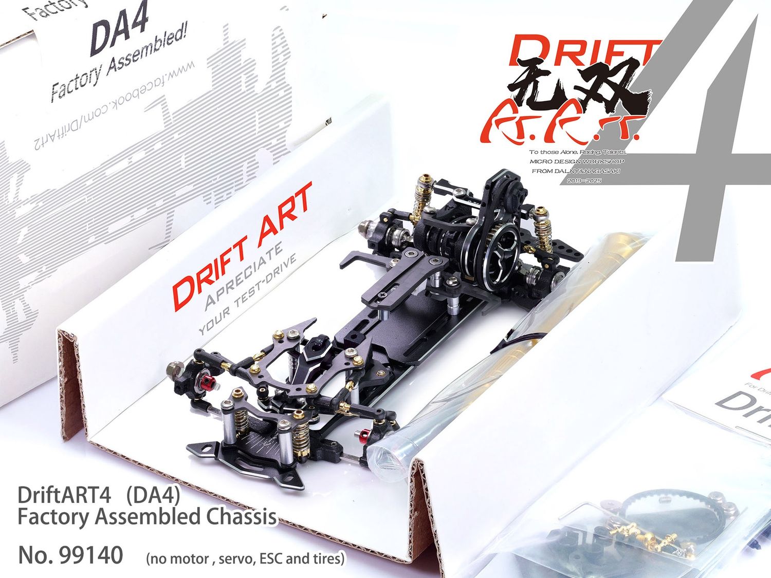Drift Art - DA4 Factory Assembled chassis