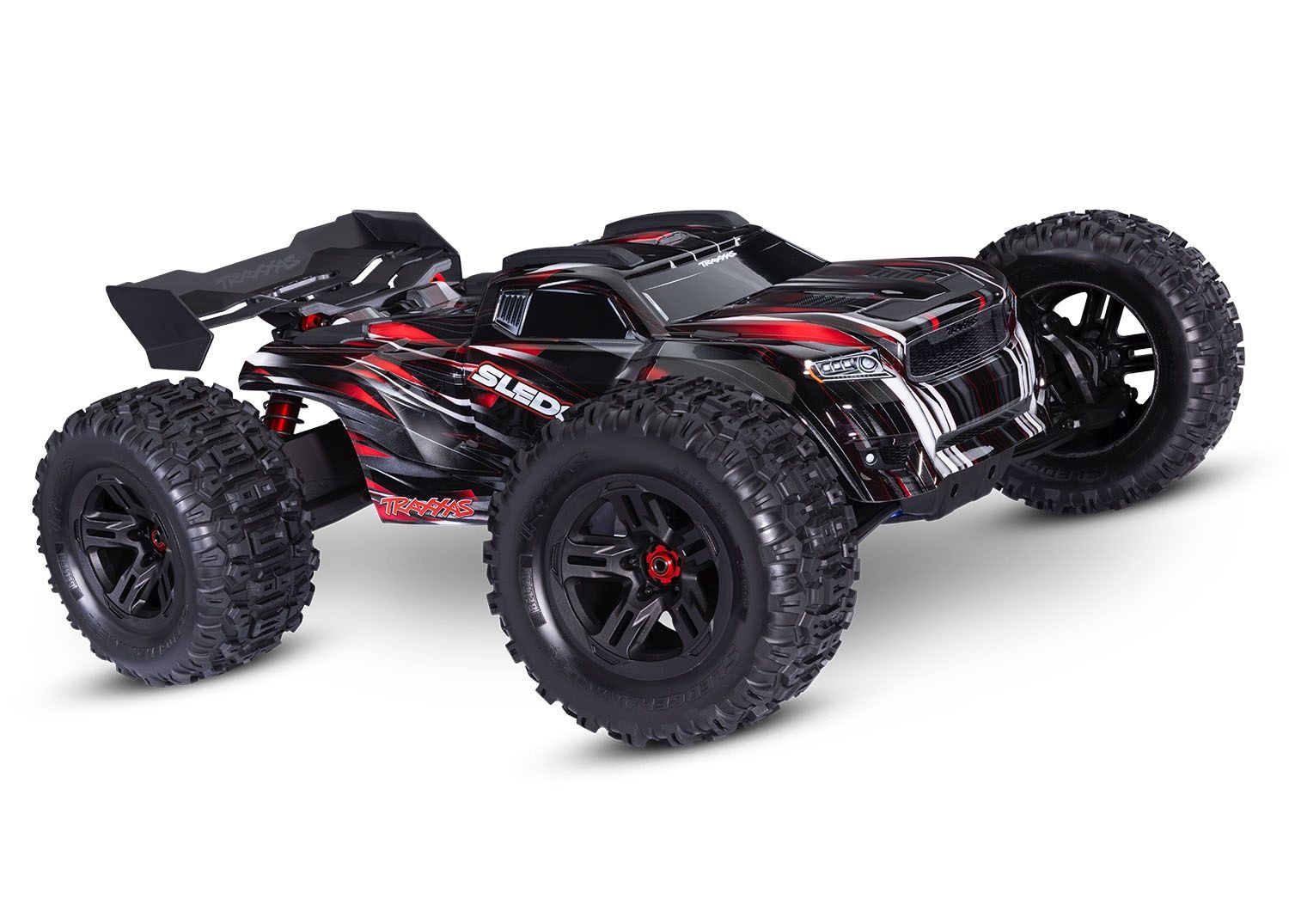 1/8 Sledge Belted, Colour: Red