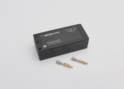 340MAH 7.6V LIHV HARDCASE BATTERY PACK for 1-28 LIPO [Reflex Racing] RRE012 RX28