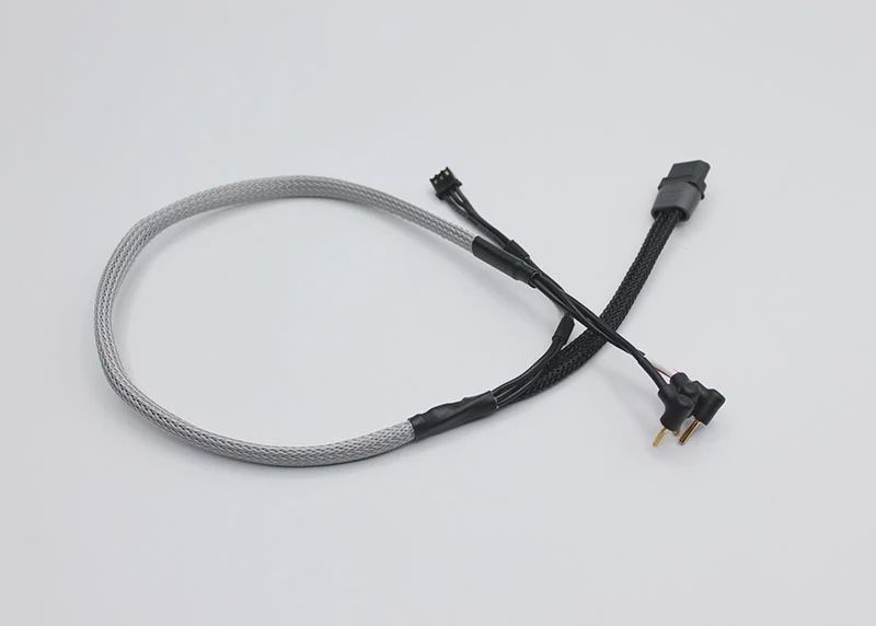 2mm Bullet Charging Cable - Bullet to XT60 for mini hard case (SILVER) [Reflex Racing] RRE017