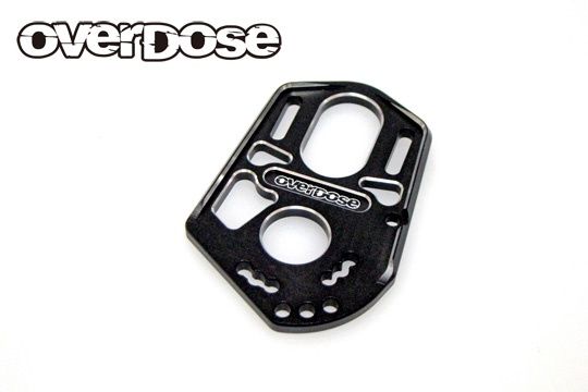 Overdose High Mount Motor Plate [OD3914][OD3915][OD3916], color: Black