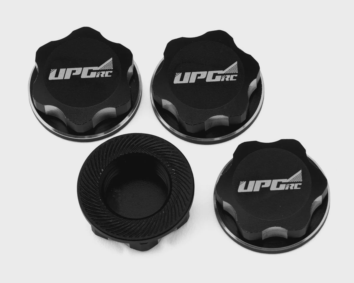 UpGrade RC Aluminum 17mm Serrated Wheel Nuts (4)
