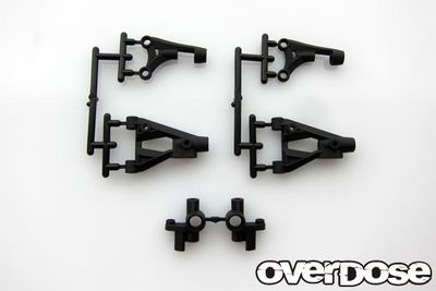 OVERDOSE Front Suspension Arm and Knuckle Set [OD2257b]