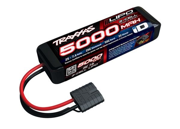 2S LIPO 5000MAH 7.4V 25C - 2842X