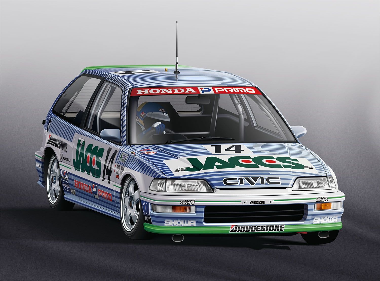 PLATZ 1/24 HONDA Civic EF9 &#39;91 JTC