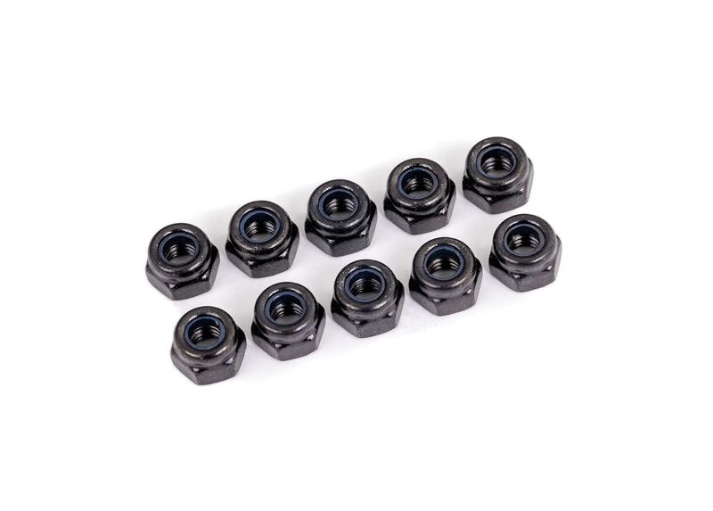 4 mm Black Nylon Lock Nuts- 1748