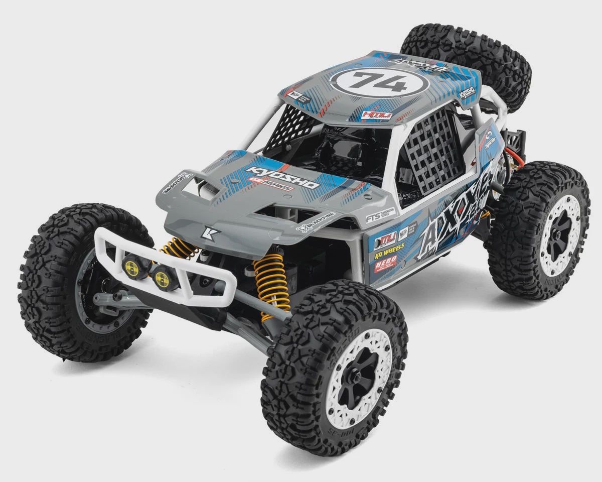 Kyosho AXXE 2.0 1/10 ReadySet Electric 2WD Buggy (Blue) w/KT231P 2.4GHz Radio