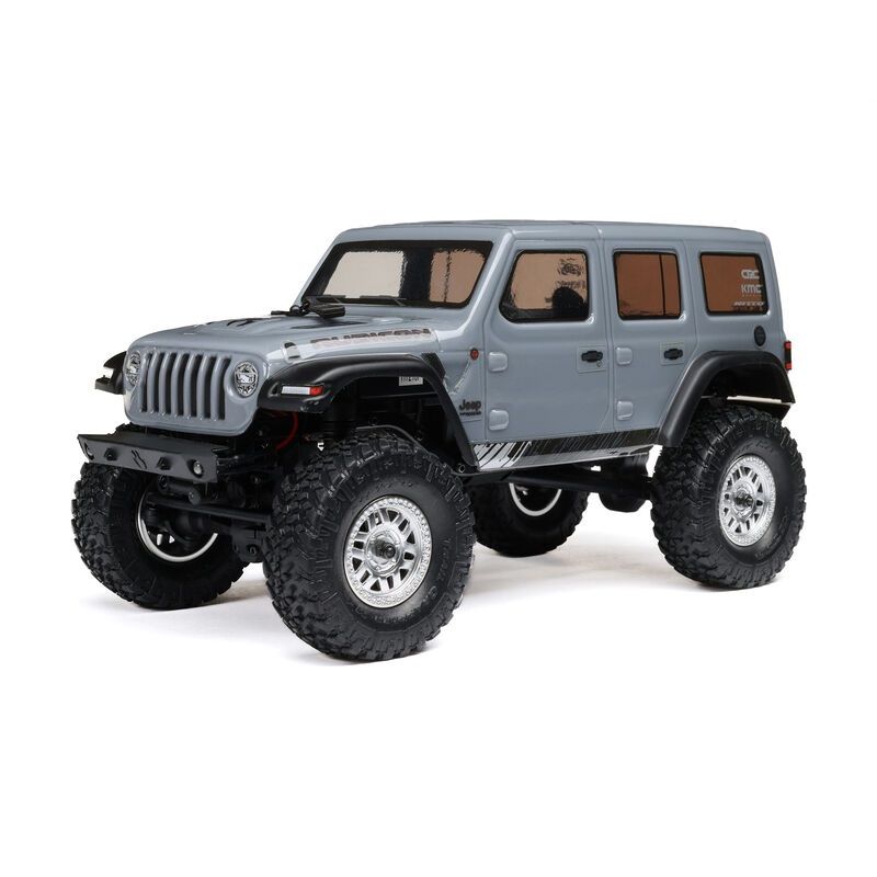 Gray 1/24 SCX24 Jeep Wrangler JLU Rock Crawler 4WD RTR