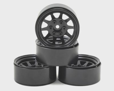 RC4WD OEM Stamped Steel 1.9&quot; Beadlock Wheel (Black) (4)