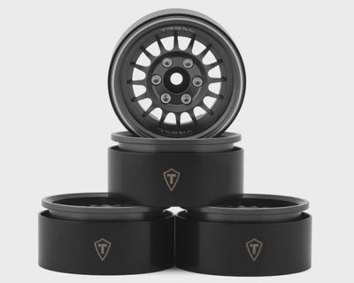 Treal Hobby Type N 1.9&quot; Multi-Spoke Beadlock Wheels (Grey) (4)