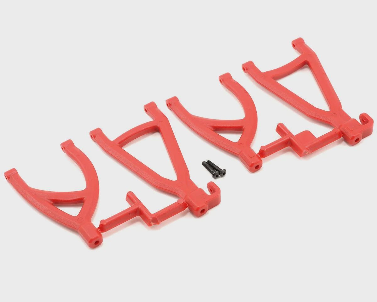 RPM Rear Upper &amp; Lower A-Arms for Traxxas 1/16 E-Revo (Red)
