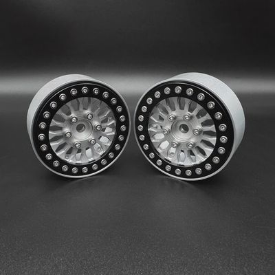 1.9 &quot;SHIELD&quot; ALUMINUM BEADLOCK WHEELS w/Hubs (2) - REEFS204