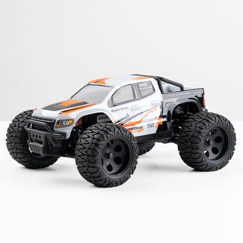 FMS 1:24 FMT24 Chevrolet Colorado Monster Truck RTR White