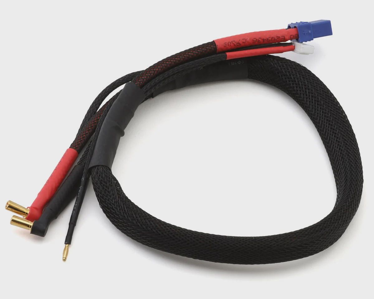 ProTek RC 2S High Current Charge/Balance Adapter (5mm Bullet to Female XT90) (10awg) (24&quot;) (7pin XH balance plug)