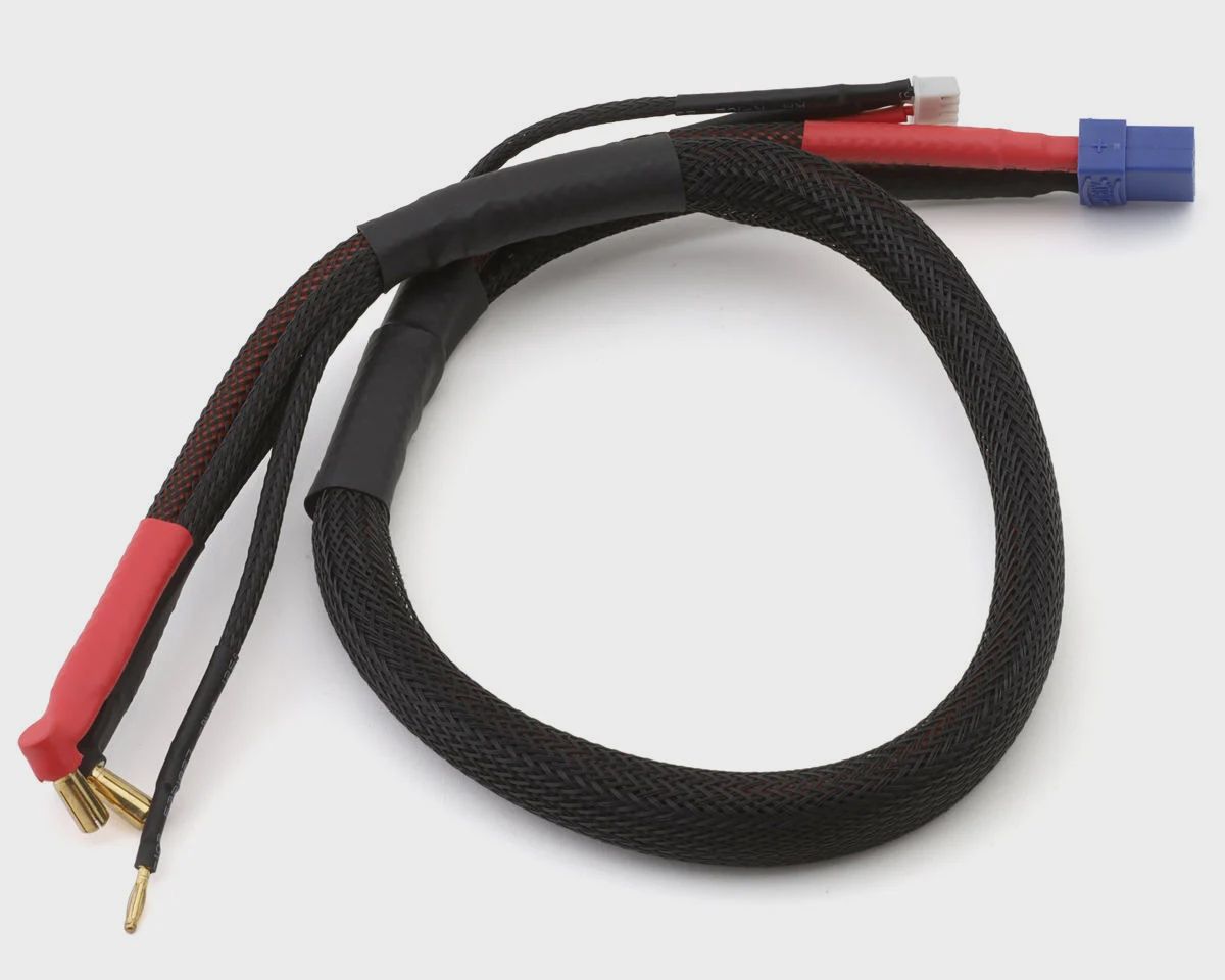 ProTek RC 2S High Current Charge/Balance Adapter (5mm Bullet to Female XT90) (10awg) (24&quot;) (9pin XH balance plug)