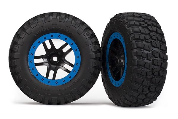 T&amp;W SS BLK,BLUE/BFG MT TIRES - 5885A