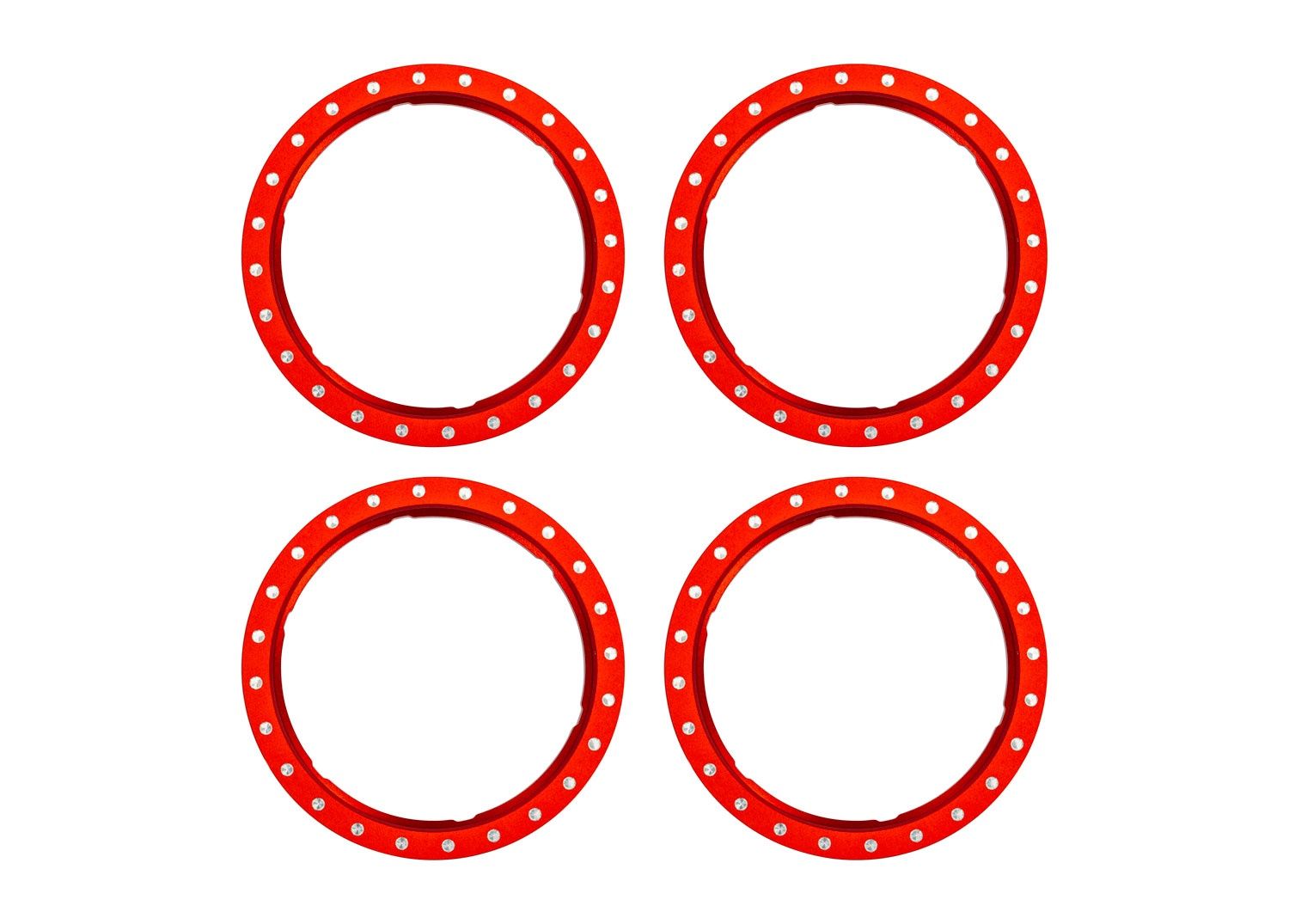 BEADLOCK RINGS ALUM RED MACH - 10276-RED