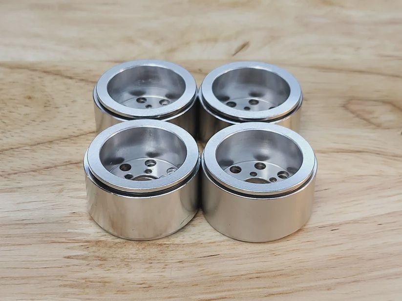 Super DDP Wheels 1.0&quot; Extra Deep Dish - Silver