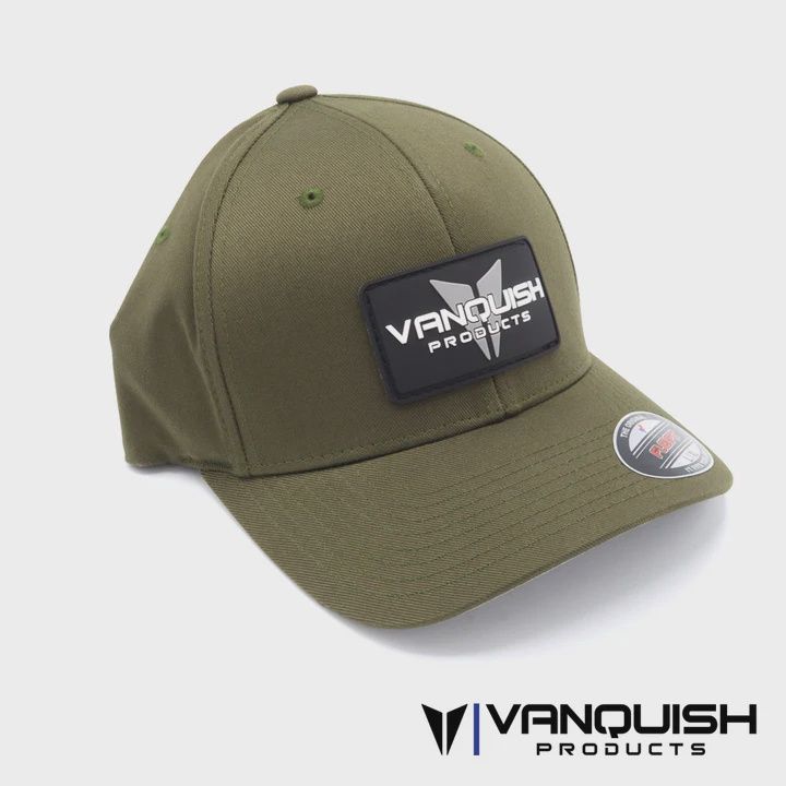 Vanquish Flextfit Hat - Patch - Olive L/XL