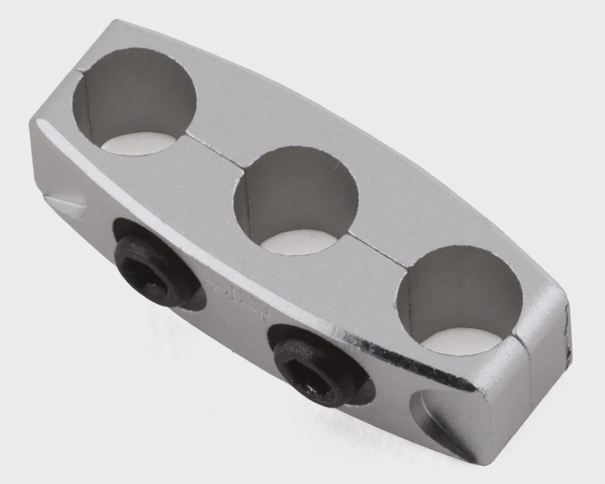 Yeah Racing 12-14AWG Aluminum Wire Organizer Clamp (Silver)