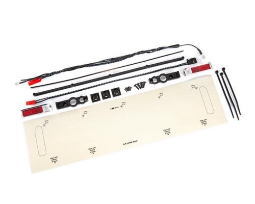 TRAXXAS Led Lights /Tail lights Red, Chrome Trim