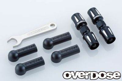 Overdose Aluminum Pushrod Turn Buckle (For GALM)