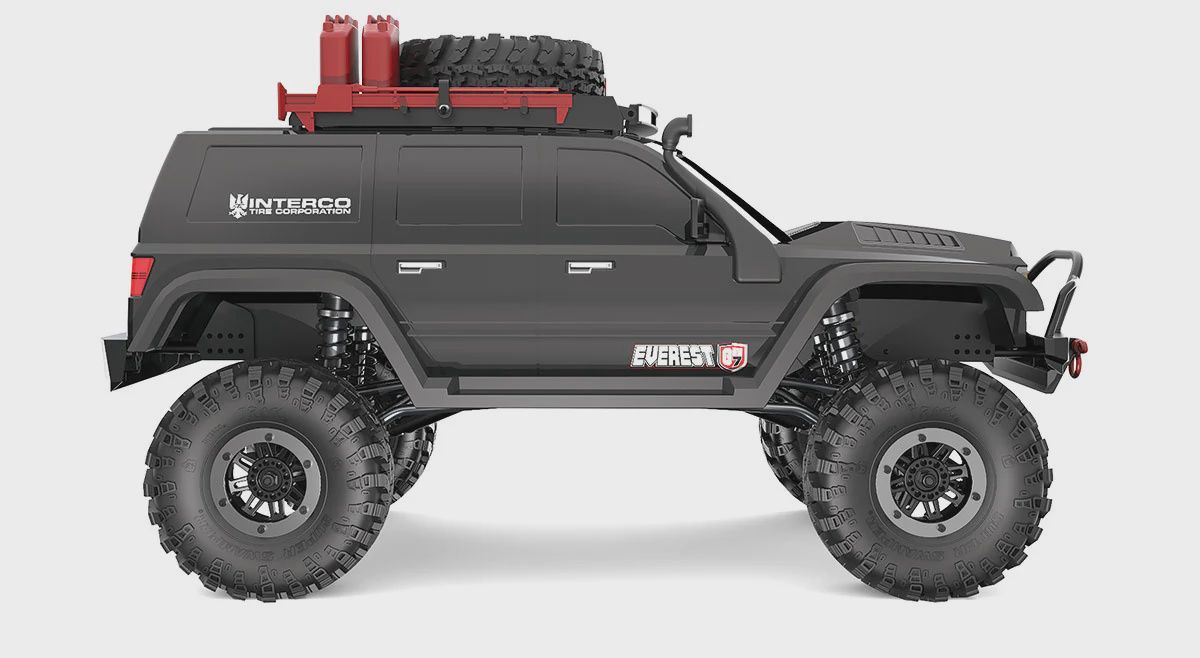 Redcat Everest Gen7 PRO RC Scale Crawler - 1:10 Brushed Rock Crawler - Black