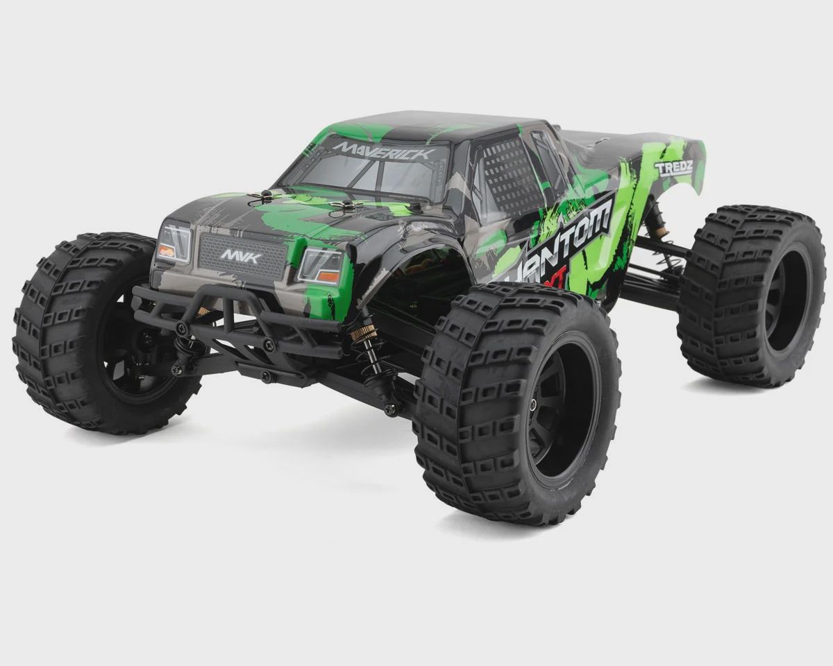 Maverick Phantom XT Brushed 1/10 4WD RTR Electric Monster Truck w/2.4GHz Transmitter, Battery &amp; Charger