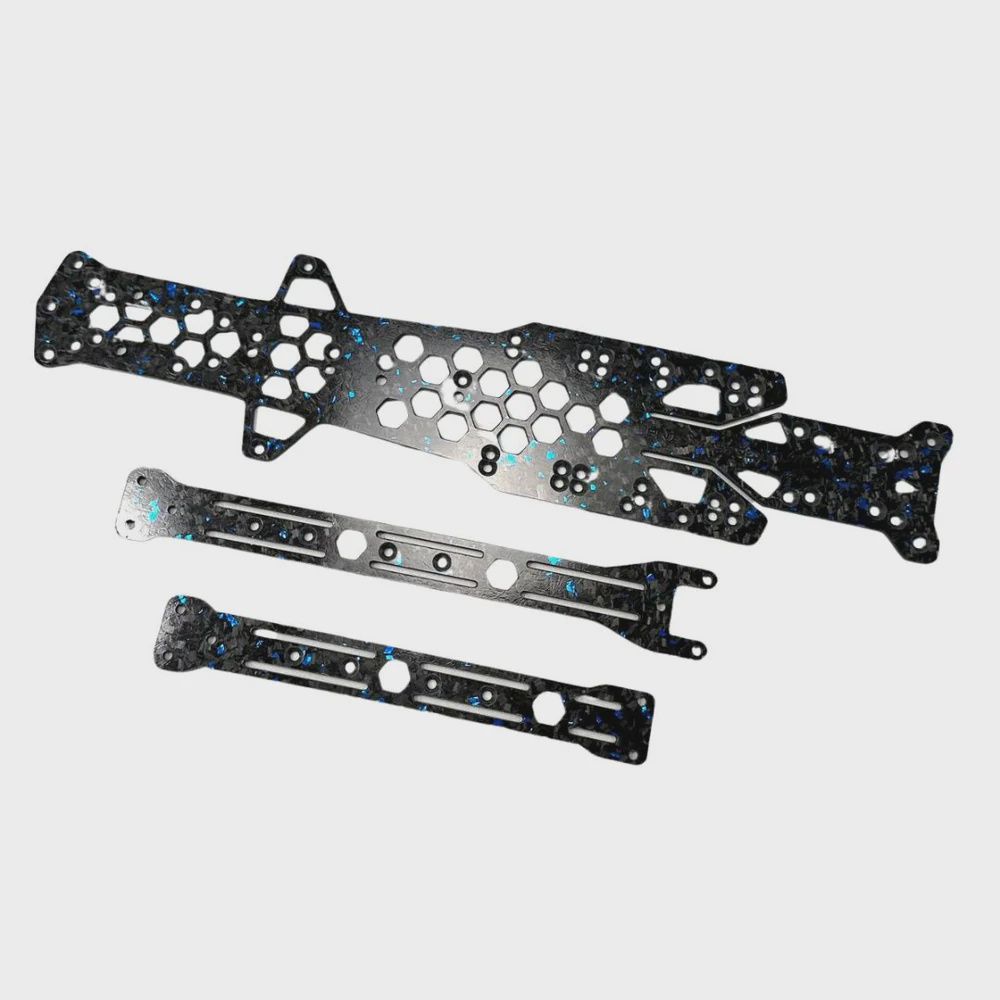 Duplicate “Bingo RC Designs WASP DC10 (Associated) Chassis - Forged Blue