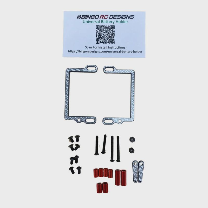 Bingo RC Designs Universal Battery Holder - Blue