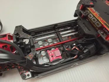 Bingo RC Designs Wasp FRX Chassis - Forged Red