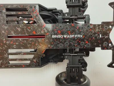 Bingo RC Designs Wasp FRX Chassis - Forged Red