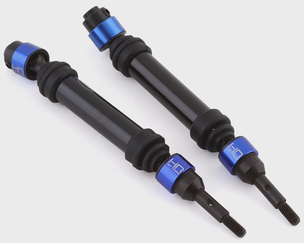 Hot Racing Front Light Weight Metal CV Splined Drive Shaft for Traxxas Slash 4x4