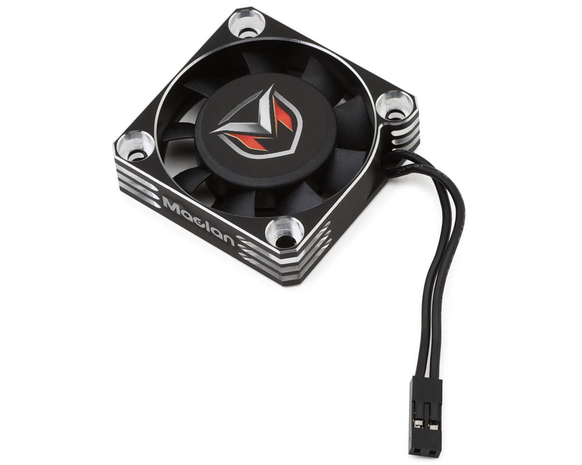 Maclan 30mm Aluminum V2 Hurricane HV Fan (Black/Silver)