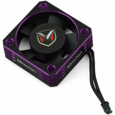 Maclan 30mm Aluminum V2 Hurricane HV Fan (Black/Purple)