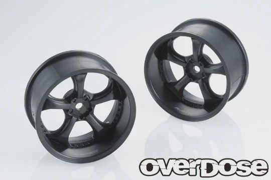 Overdose WORK VS-KF OFF+7/OFF+9, Offset: 7mm, color: Black