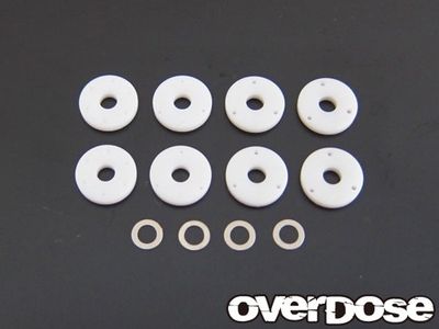 Overdose Machined PTFE Shock Piston Set(φ0.6x3,φ0.7x3,φ0.8x3,Blank)