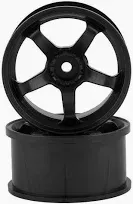 M5 Spoke Drift Wheels (Black) (2) (8mm Offset) w/12mm Hex