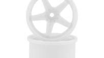 N Model V3 High Traction Drift Wheels (White) (2) (7mm Offset)