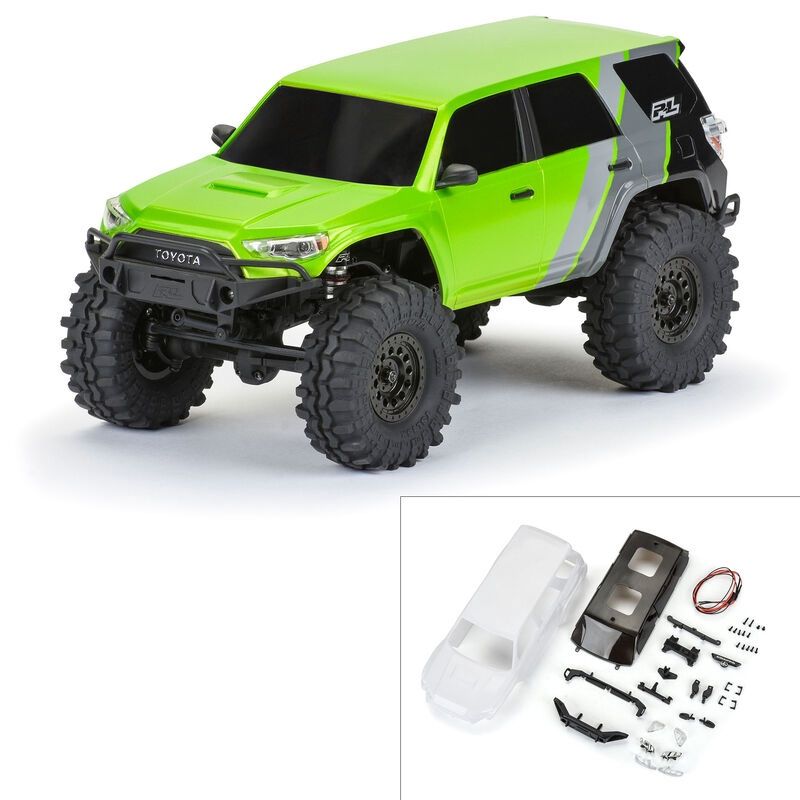 1/24 2023 Toyota 4Runner TRD Pro White Hard Body Unassembled: SCX24