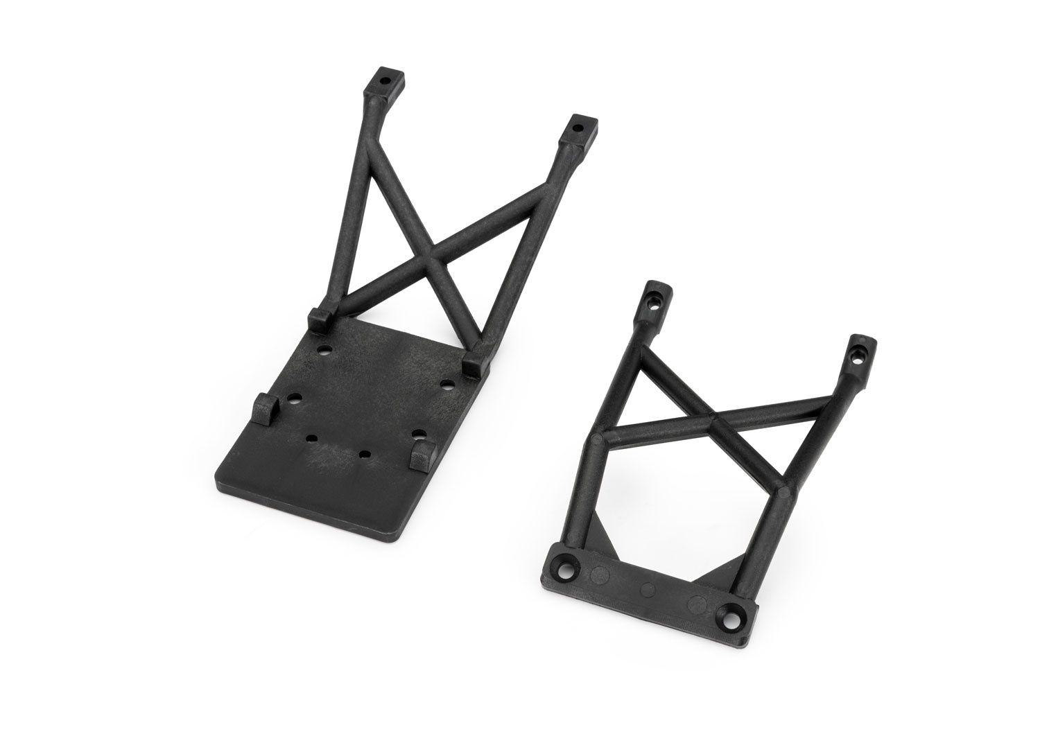 Black Front and Rear Skid Plates - 3623 BLK