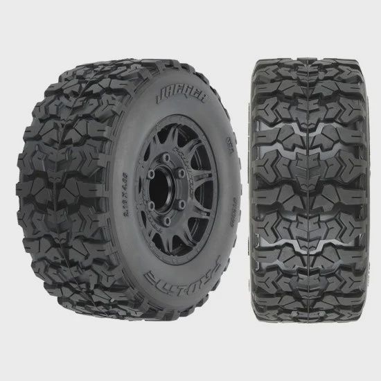 1/10 Jaeger HP BELTED F/R 2.8&quot; MT Tires MTD 12mm/14mm Black Raid (2)