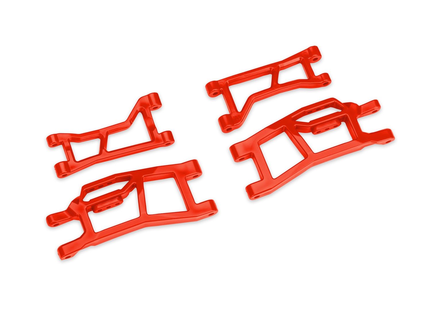 Red WideMaxx Front Upper &amp; Lower HD Suspension Arms - 10725-RED