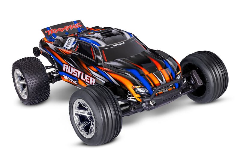 Rustler 2WD BL-2s - ORANGE