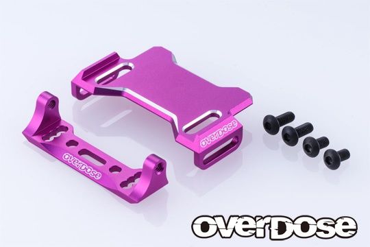 Overdose JT aluminum rear ESC mount Type-2 (For Galm)