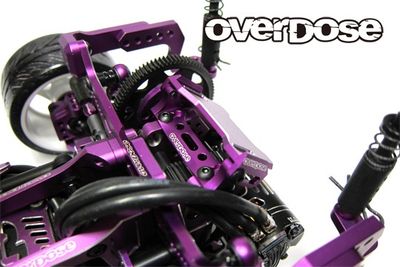 Overdose JT aluminum rear ESC mount Type-2 (For Galm)