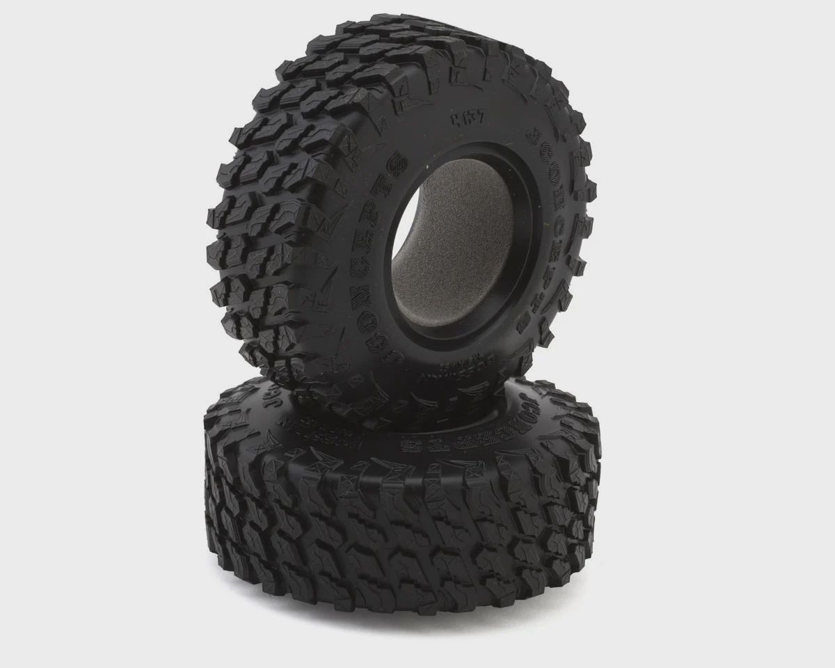 JConcepts Bossman 1.9&quot; All Terrain 1/10 Rock Crawler Tires (2) (4.19&quot; OD) (Green)